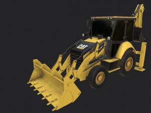 backhoe loaders 426f2 hq Modèle 3D