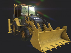 backhoe loaders 426f2 hq Modèle 3D