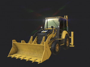 backhoe loaders 426f2 hq Modèle 3D