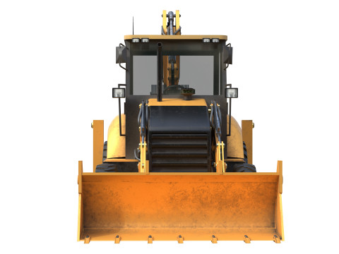 Backhoe loaders 426f2 hq 3D Model