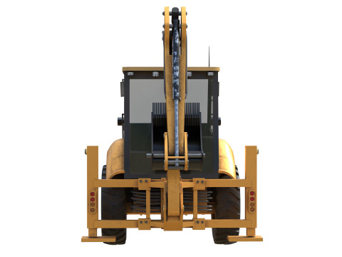 Backhoe loaders 426f2 hq 3D Model