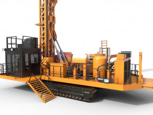 roter blast drill hole md6310 hq 3D Model