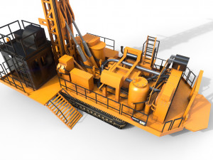 roter blast drill hole md6310 hq 3D Model