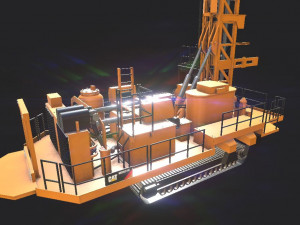 roter blast drill hole md6310 hq 3D Model