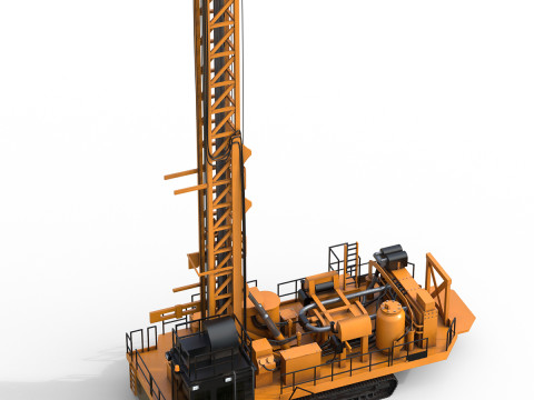 Roter blast drill hole md6310 hq 3D Model