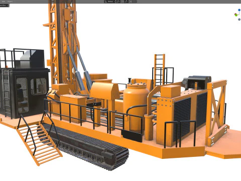 Foro con perforazione a scoppio roter md6310 hq Modello 3D