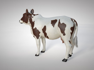 cow animal low poly 3D Model