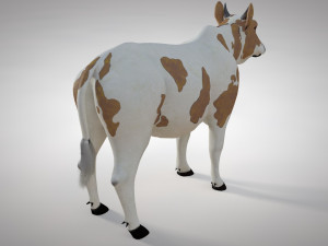 cow animal low poly 3D Model