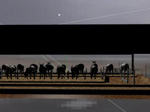 cow farm animal low poly 3D Model
