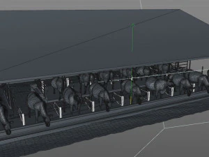 cow farm animal low poly 3D Model