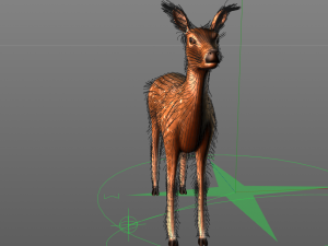 deer animal low poly Modelo 3D