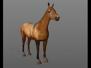 horse low poly 3D Model