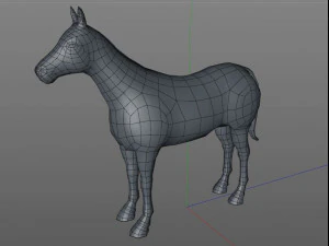 horse low poly 3D Model