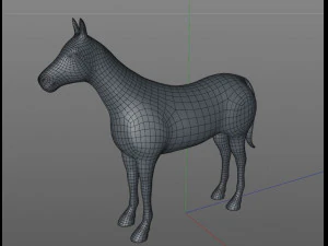 horse low poly 3D Model