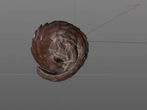 pangolin rigged low poly animal 3D Model