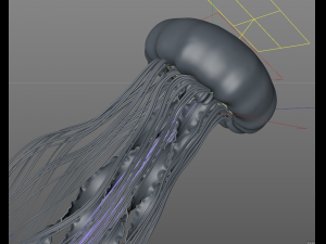 jelly fish high poly 3D Model