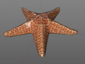 star fish v2 rigged low poly 3D मॉडल