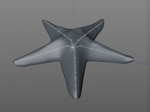 star fish v2 rigged low poly 3D मॉडल