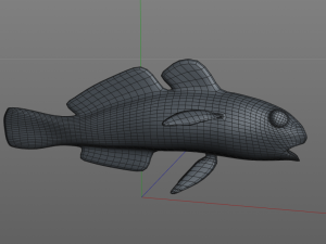 frillfin goby fish low poly 3D Model