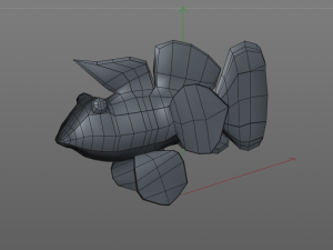 mandarin dragonet goby fish low poly 3D Model