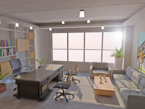 office interior cinema 4d 3D Model