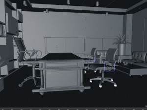 office interior cinema 4d Modello 3D
