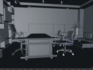 office interior cinema 4d 3D Model
