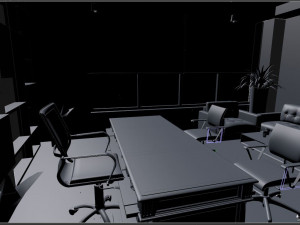 office interior cinema 4d Modello 3D