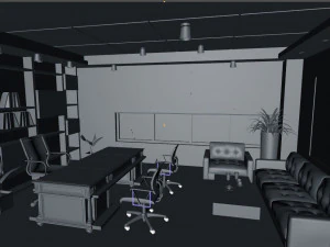 office interior cinema 4d 3D Model