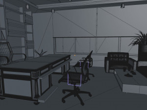 office interior cinema 4d Modello 3D