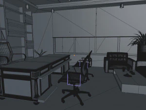 office interior cinema 4d 3D Model