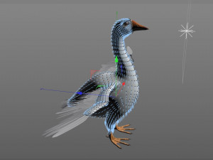 goose bird 3D-Modell