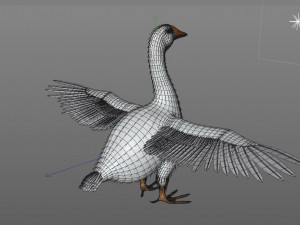 goose bird 3D-Modell