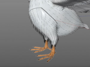 goose bird 3D-Modell