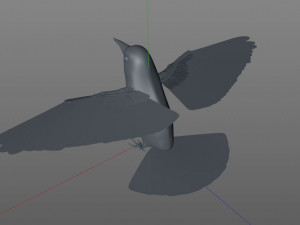 bee eater pbr bird rigged low poly Model 3D