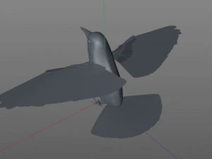 bee eater pbr bird rigged low poly 3D Model