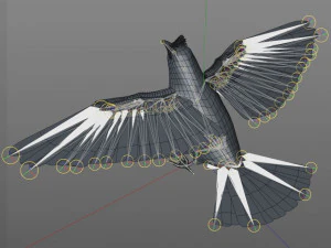 bulbul pbr bird rigged low poly 3D Model