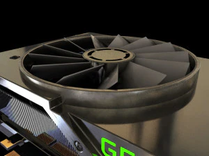 rtx 2080 nvidia graphic card 3D Model