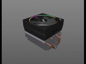 amd wraith prism cpu cooler rgb Model 3D