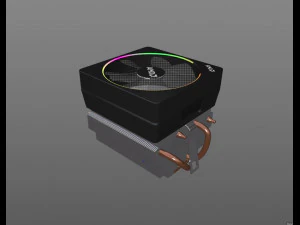 amd wraith prism cpu cooler rgb 3D Model