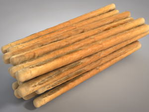 bread sticks 3D Model