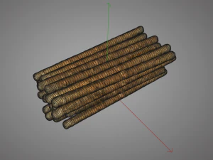 ekmek &ccedil;ubukları 3D Model