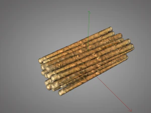 ekmek &ccedil;ubukları 3D Model