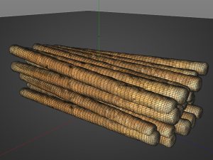 bread sticks 3D Model