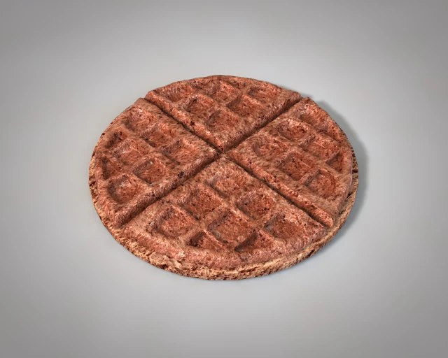 Schokoladenwaffeln 3D Modell .c4d .max .obj .3ds .fbx .stl .blend 