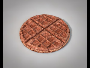 chocolate waffels 3D Model