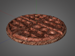 chocolate waffels Model 3D