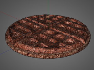 chocolate waffels Model 3D