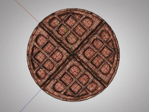 Schokoladenwaffeln 3D Modell