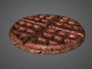 chocolate waffels Model 3D